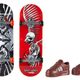 Imagen para el artículo titulado Tony Hawk y Hot Wheels lanzan una línea de diminutas zapatillas de skate que se usan con los dedos